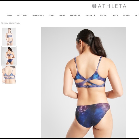 NWT Athleta Supernova Entwined Bikini Top - Picture 2 of 3